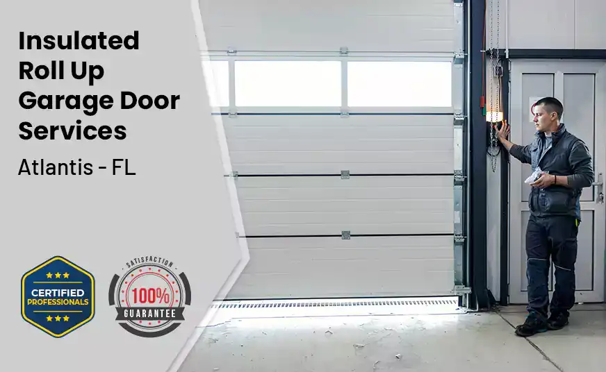 Insulated Roll Up Garage Door Atlantis - FL