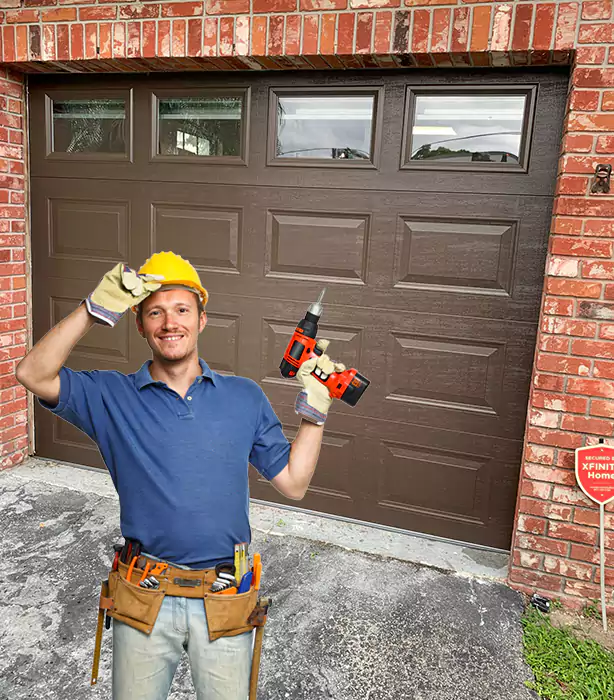 Single Garage Door Replacement in Atlantis, FL