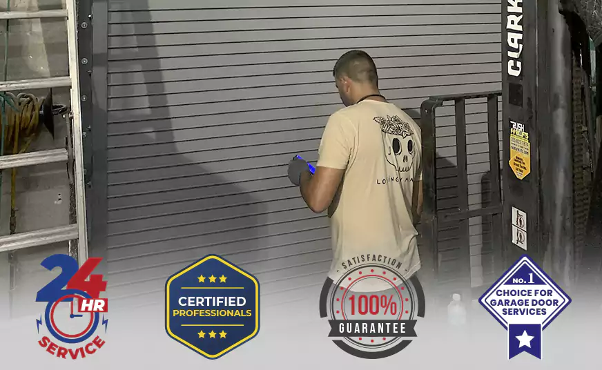 Garage Door Bottom Panel Repair in Atlantis, FL
